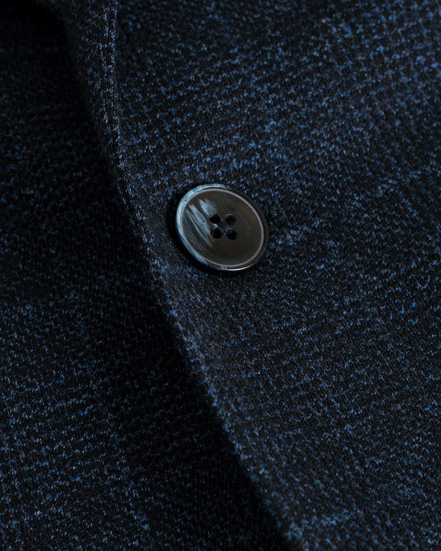 Homme | Blazers | L.B.M. 1911 | Jack Regular Fit Glencheck Wool Blazer Dark Blue