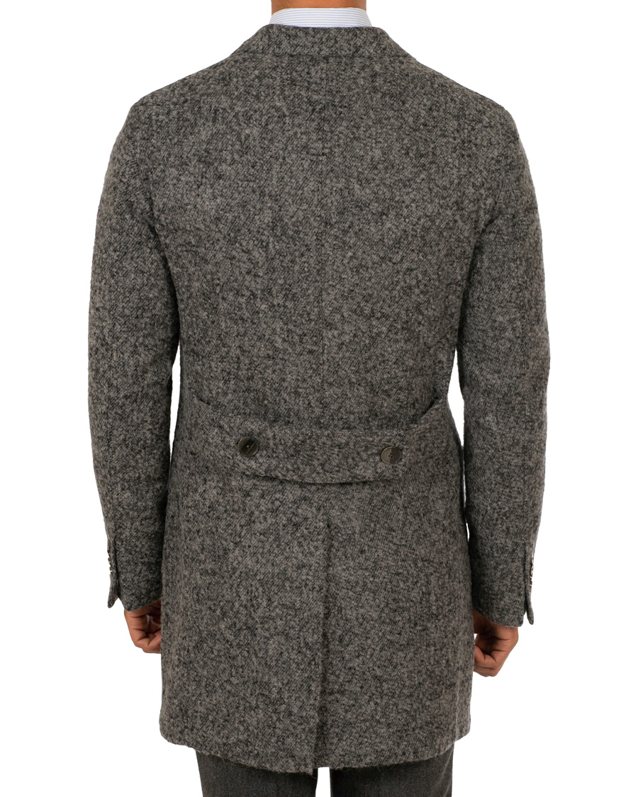 Homme | Manteaux Et Vestes | L.B.M. 1911 | Wool Double Breasted Boucle Coat Light Grey