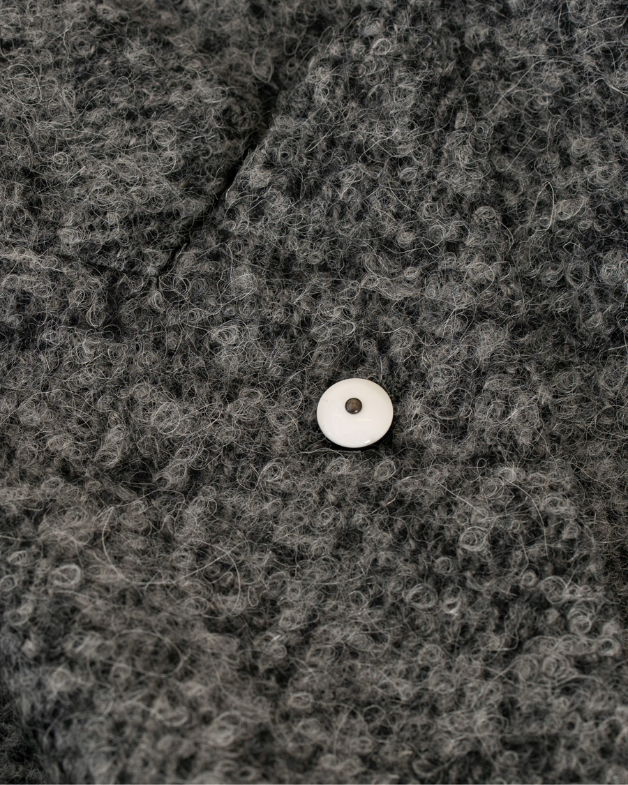 Homme | Manteaux Et Vestes | L.B.M. 1911 | Wool Double Breasted Boucle Coat Light Grey