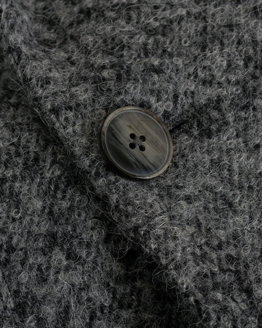Homme | Manteaux Et Vestes | L.B.M. 1911 | Wool Double Breasted Boucle Coat Light Grey
