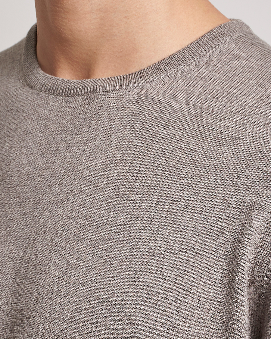 Homme | Pulls Et Tricots | Gran Sasso | Merino Fashion Fit Crew Neck Pullover Beige