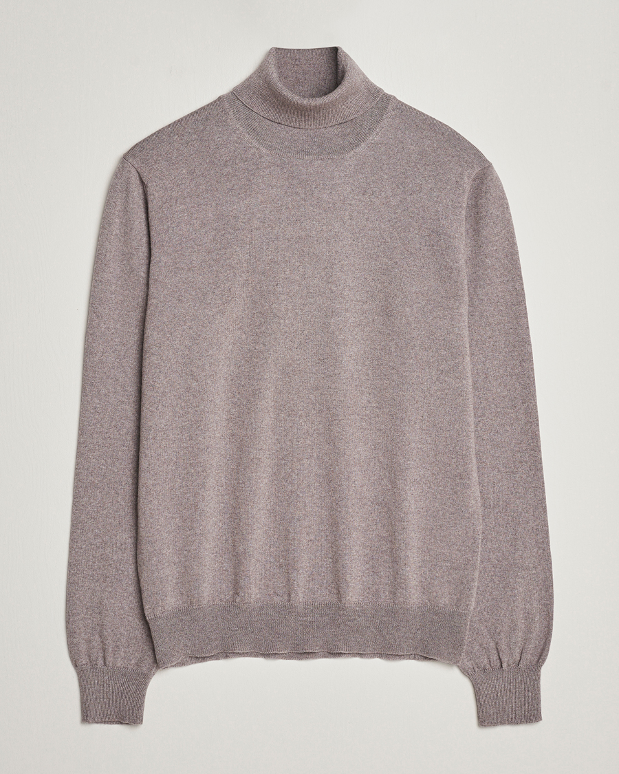 Homme | Pulls Et Tricots | Gran Sasso | Merino Fashion Fit Rollneck Beige