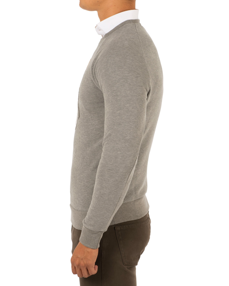 Homme | Pulls Et Tricots | Ralph Lauren Purple Label | Luxury Fleece Polo Bear Sweatshirt Light Grey Melange