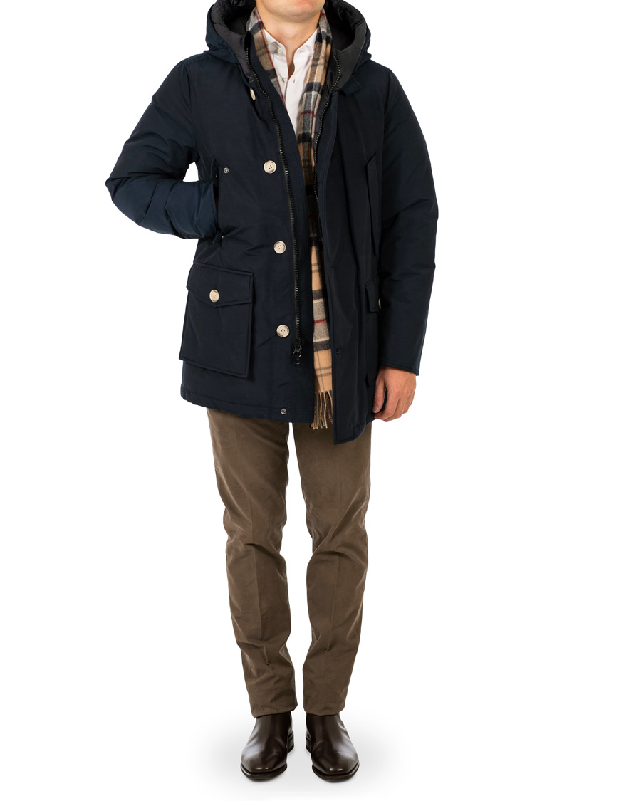 Homme | Manteaux Et Vestes | Woolrich | Arctic Parka NF Melton Blue
