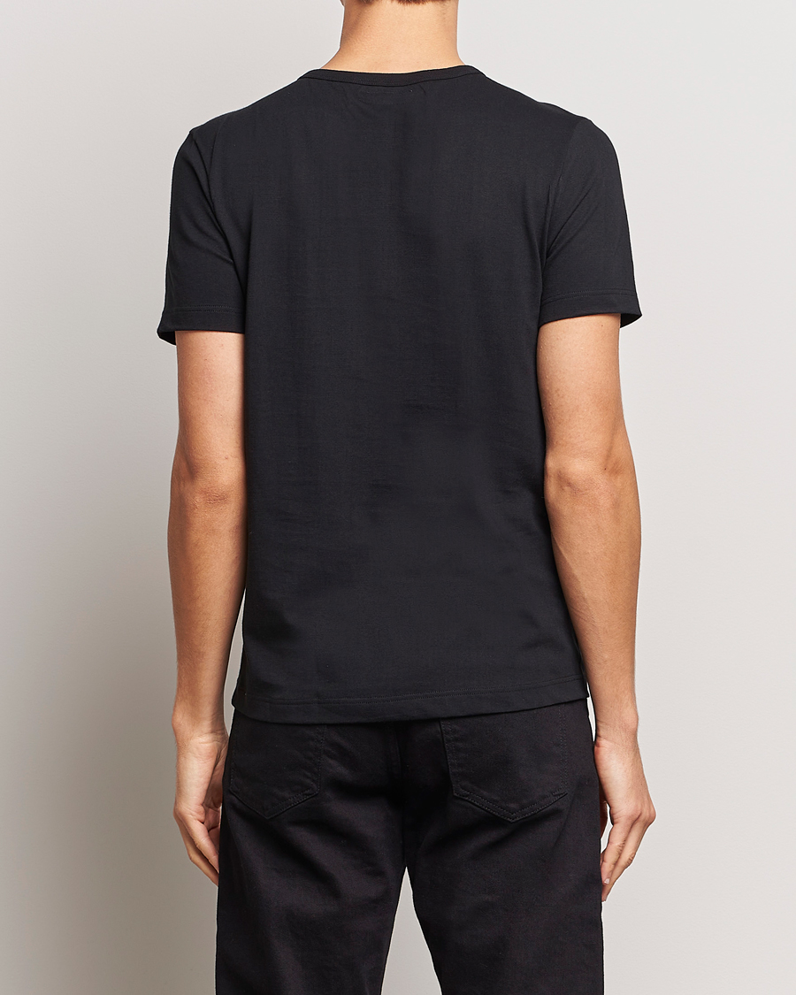 Heren | T-shirts | Merz b. Schwanen | 1950s Classic Loopwheeled T-shirt Black