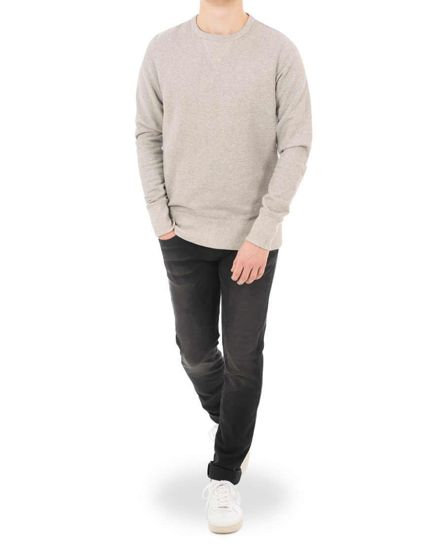 Homme | Pulls Et Tricots | Merz b. Schwanen | 346 Sweatshirt Grey Melange