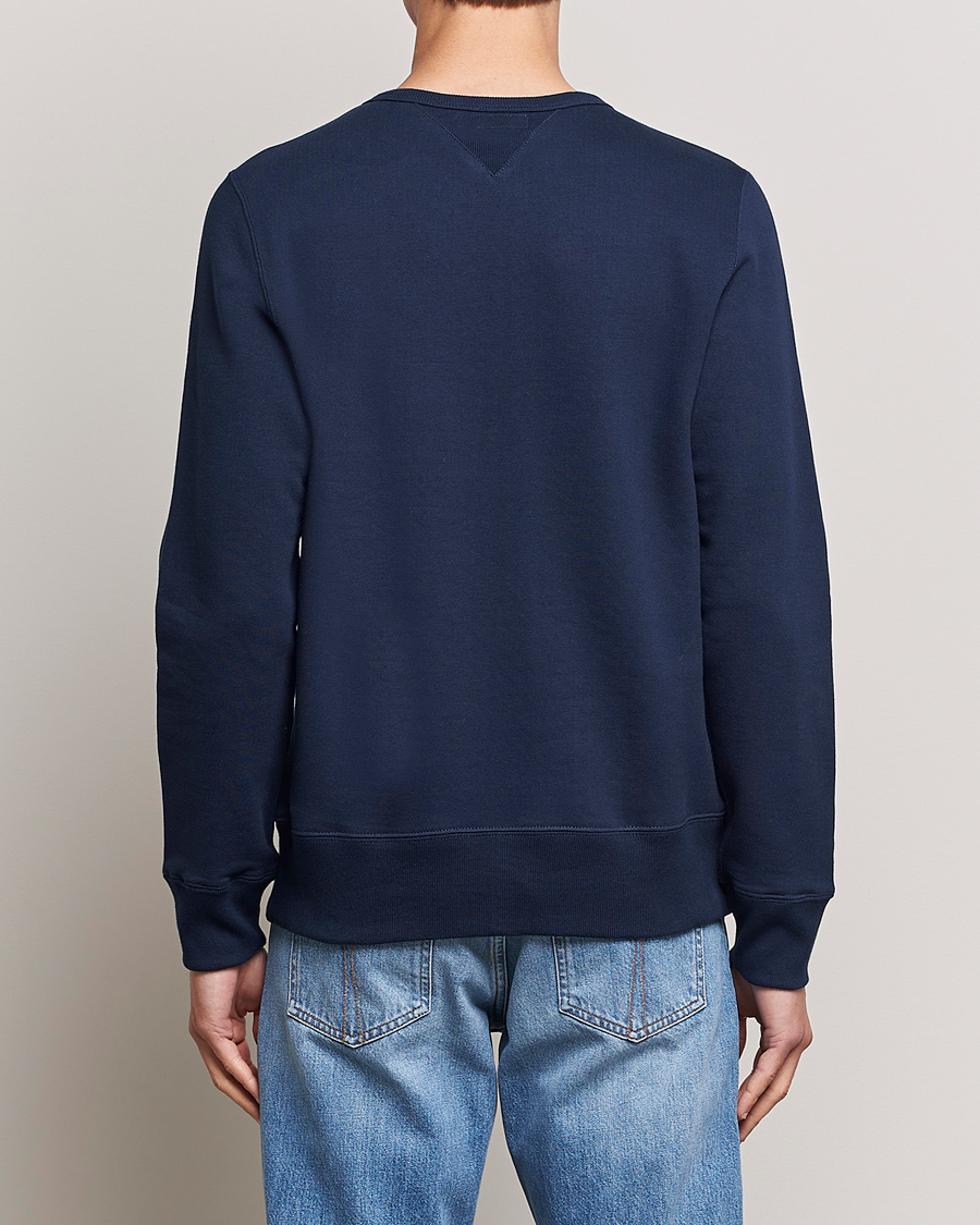 Homme | Pulls Et Tricots | Merz b. Schwanen | Organic Cotton Crew Neck Sweat Ink Blue