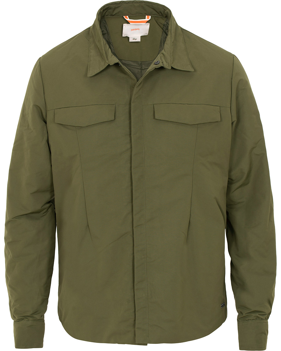 Heren | Jassen | Swims | Motion Shirt Jacket Forest Green
