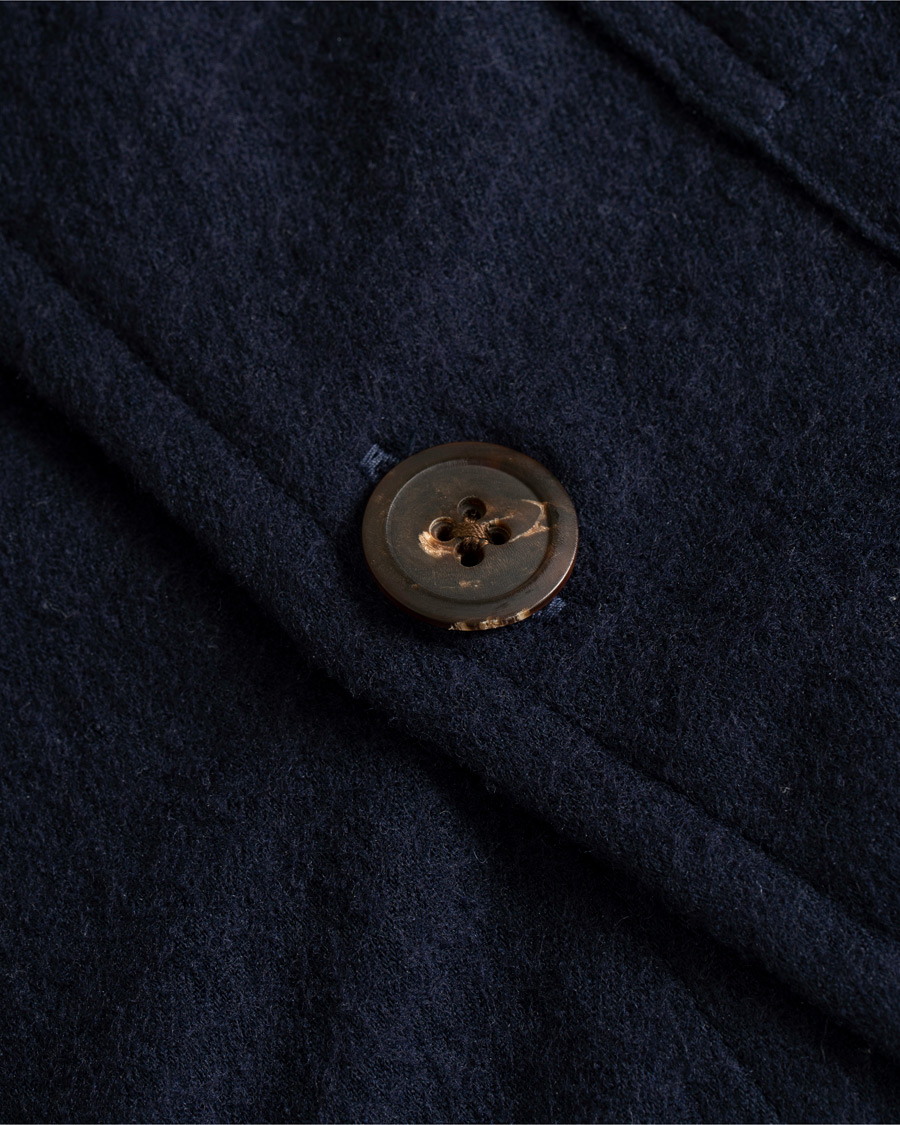 Homme | Manteaux Et Vestes | Schnayderman?s | Schnayderman's Wool/Cotton Overshirt Dark Blue