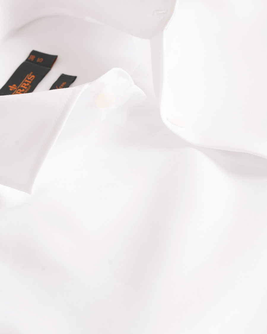 Homme | Chemises | Morris | Dean Spread Collar Cotton Shirt White