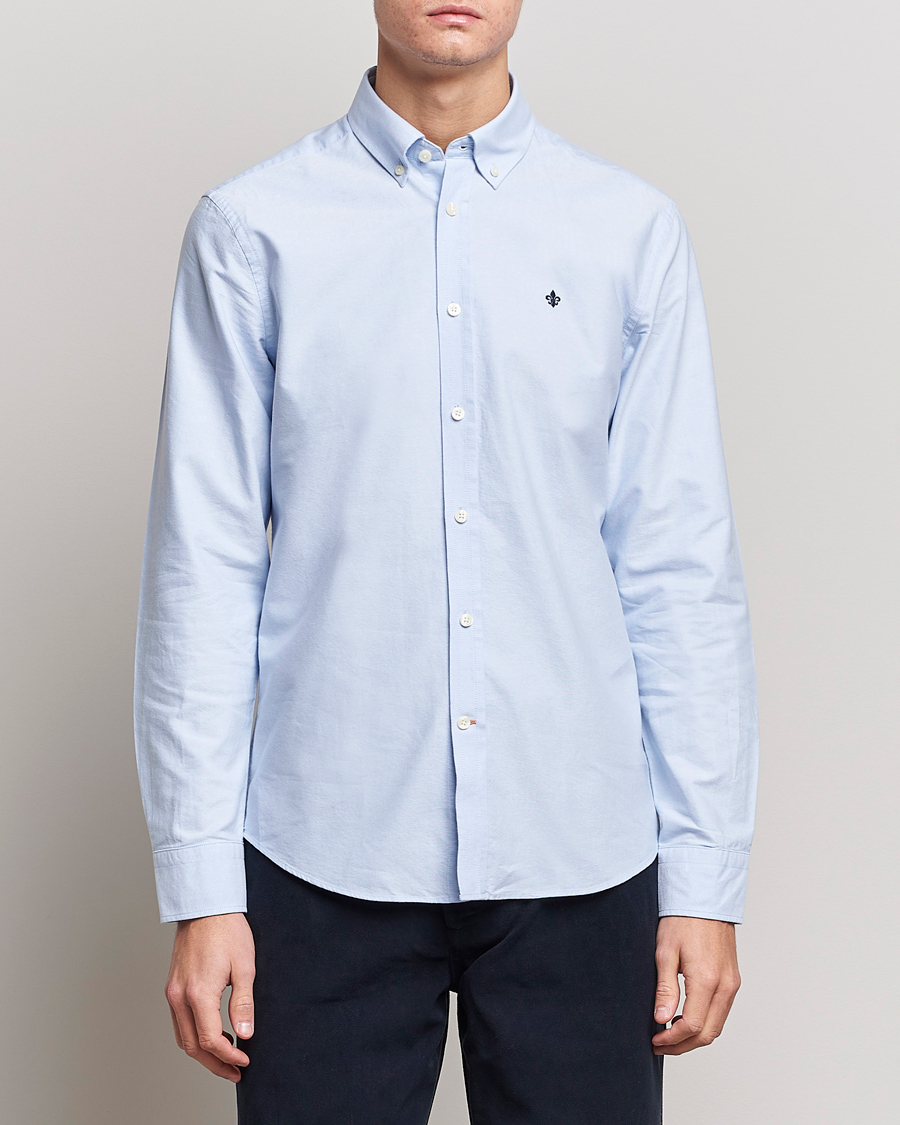 Heren | Overhemden | Morris | Douglas Oxford Shirt Light Blue
