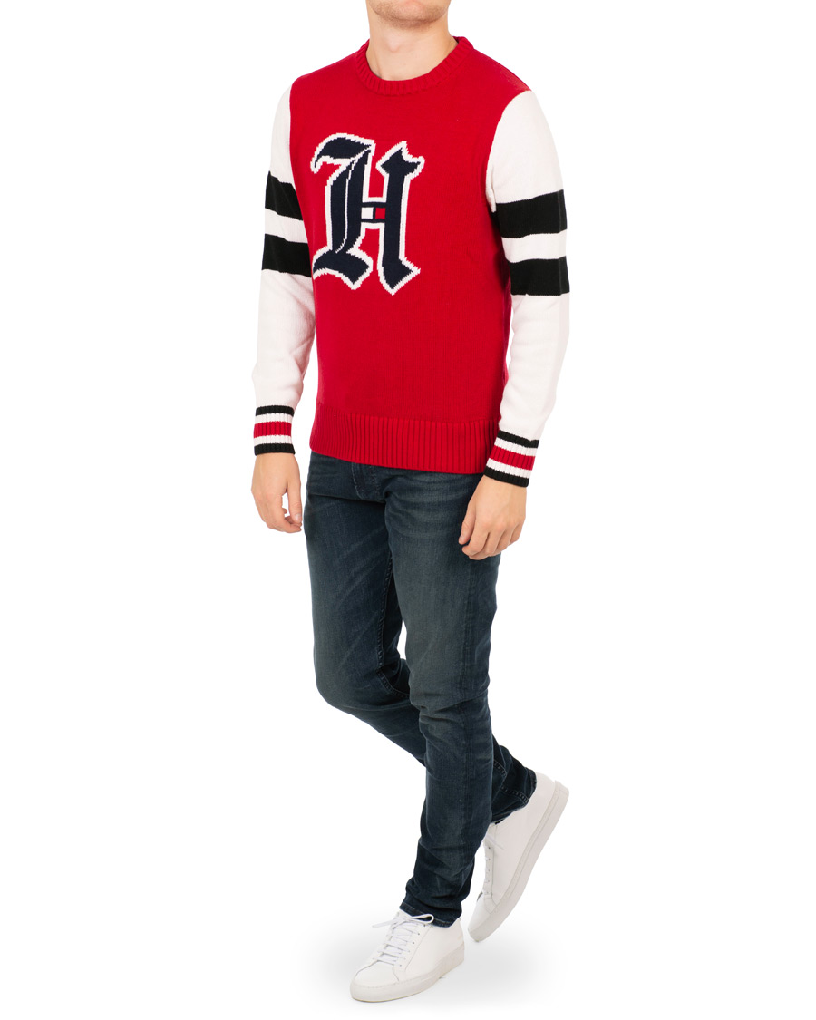 Heren | Truien | Tommy Hilfiger | Lewis Hamilton Varsity Sweater Barbados Cherry