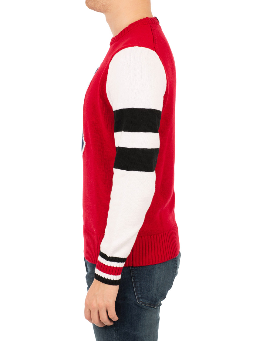 Heren | Truien | Tommy Hilfiger | Lewis Hamilton Varsity Sweater Barbados Cherry