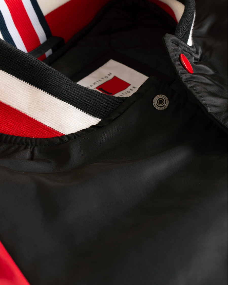Homme | Manteaux Et Vestes | Tommy Hilfiger | Lewis Hamilton Varsity Bomber Jet Black