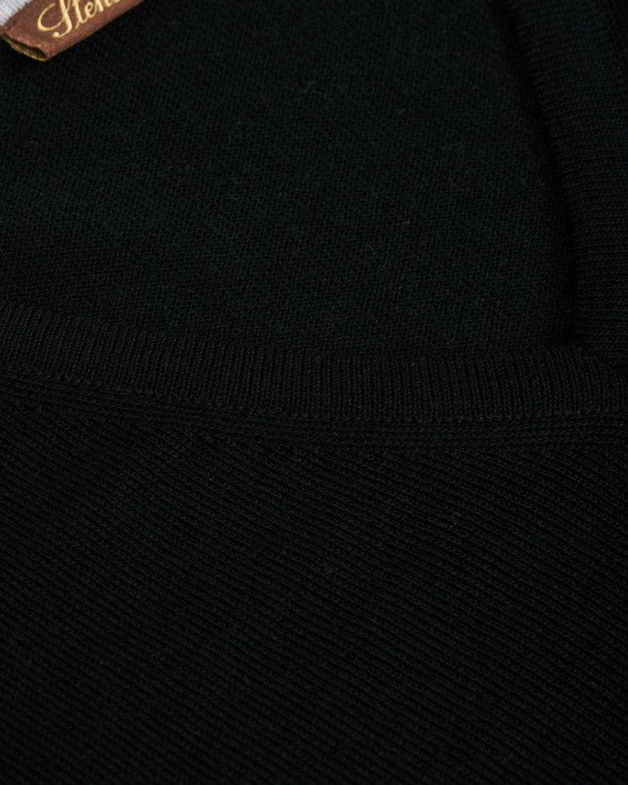 Homme | Pulls Et Tricots | Stenströms | Merino V- Neck Pullover Black
