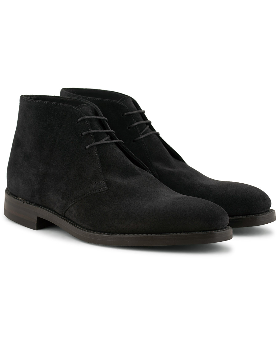 Heren | Loake 1880 Pimlico Chukka Boot Black Suede | Loake 1880 | Pimlico Chukka Boot Black Suede