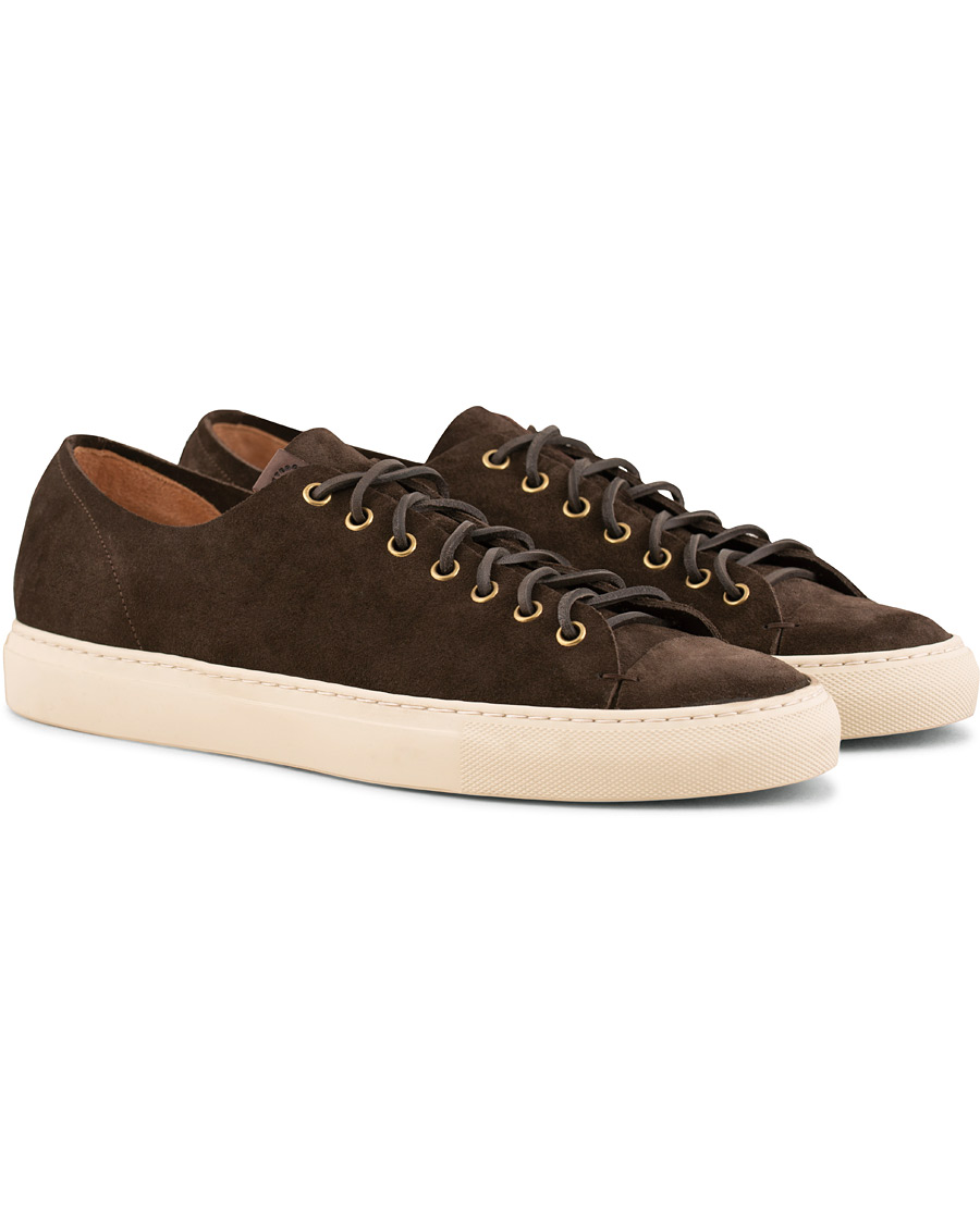 Homme | Buttero Suede Sneaker Dark Brown | Buttero | Suede Sneaker Dark Brown