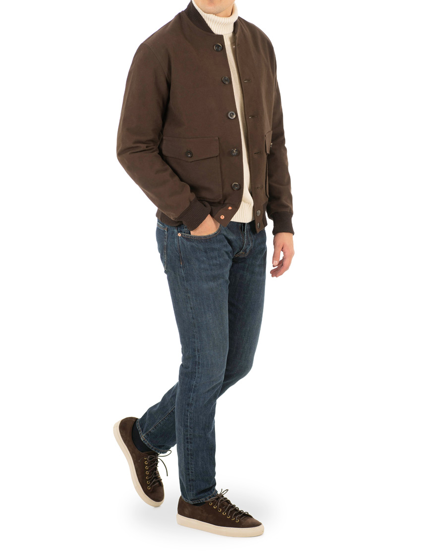 Homme | Buttero Suede Sneaker Dark Brown | Buttero | Suede Sneaker Dark Brown