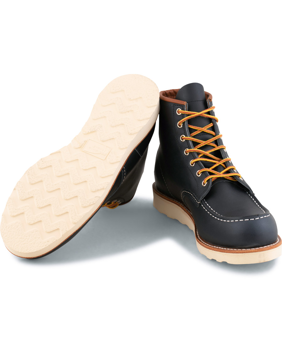 Homme | Red Wing Shoes Moc Toe Boot Navy Portage Leather | Red Wing Shoes | Moc Toe Boot Navy Portage Leather