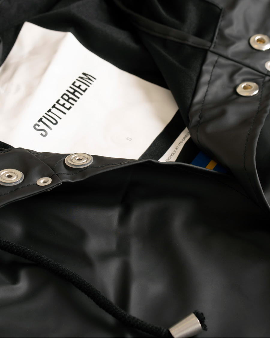 Homme | Manteaux Et Vestes | Stutterheim | Stockholm Lightweight Raincoat Black