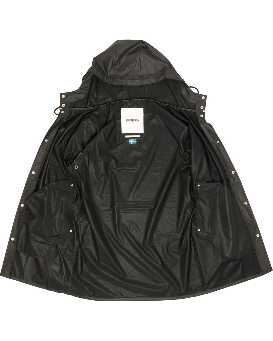 Homme | Manteaux Et Vestes | Stutterheim | Stockholm Lightweight Raincoat Black