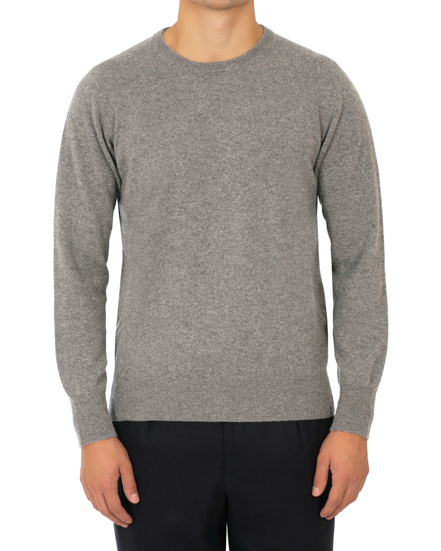 Homme | Pulls Et Tricots | Soft Goat | Cashmere O-Neck Dark Grey