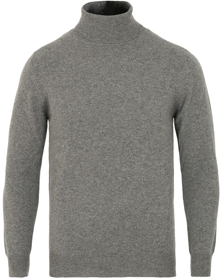 Heren | Truien | Soft Goat | Cashmere Turtleneck Dark Grey