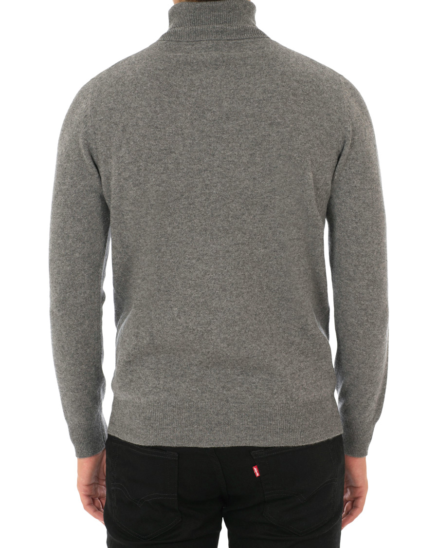 Heren | Truien | Soft Goat | Cashmere Turtleneck Dark Grey