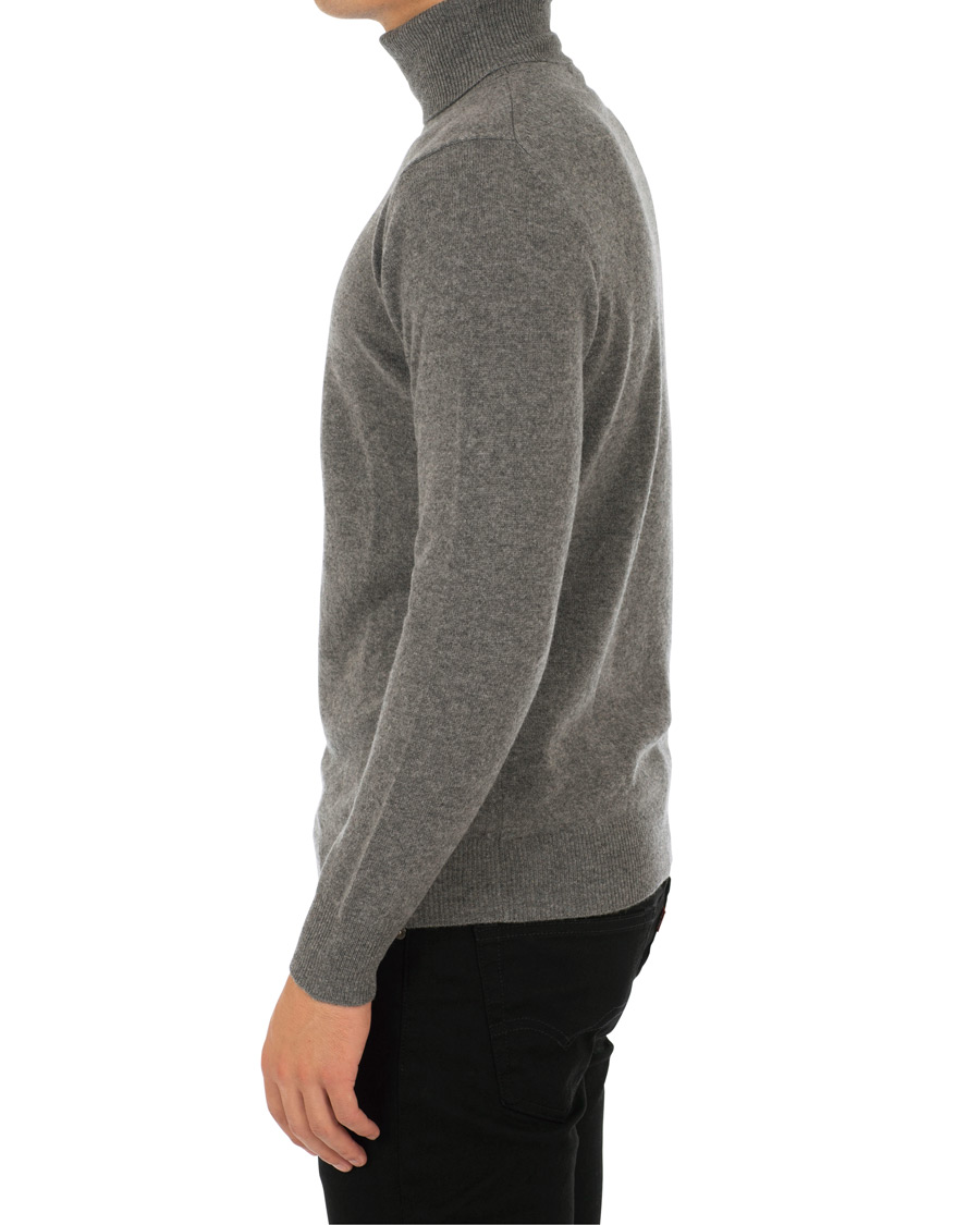 Heren | Truien | Soft Goat | Cashmere Turtleneck Dark Grey