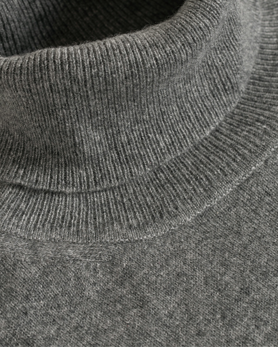 Heren | Truien | Soft Goat | Cashmere Turtleneck Dark Grey