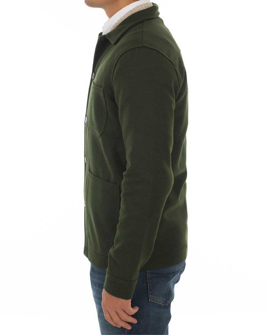 Homme | Manteaux Et Vestes | A Day's March | Original Overshirt Wool Jacket Army
