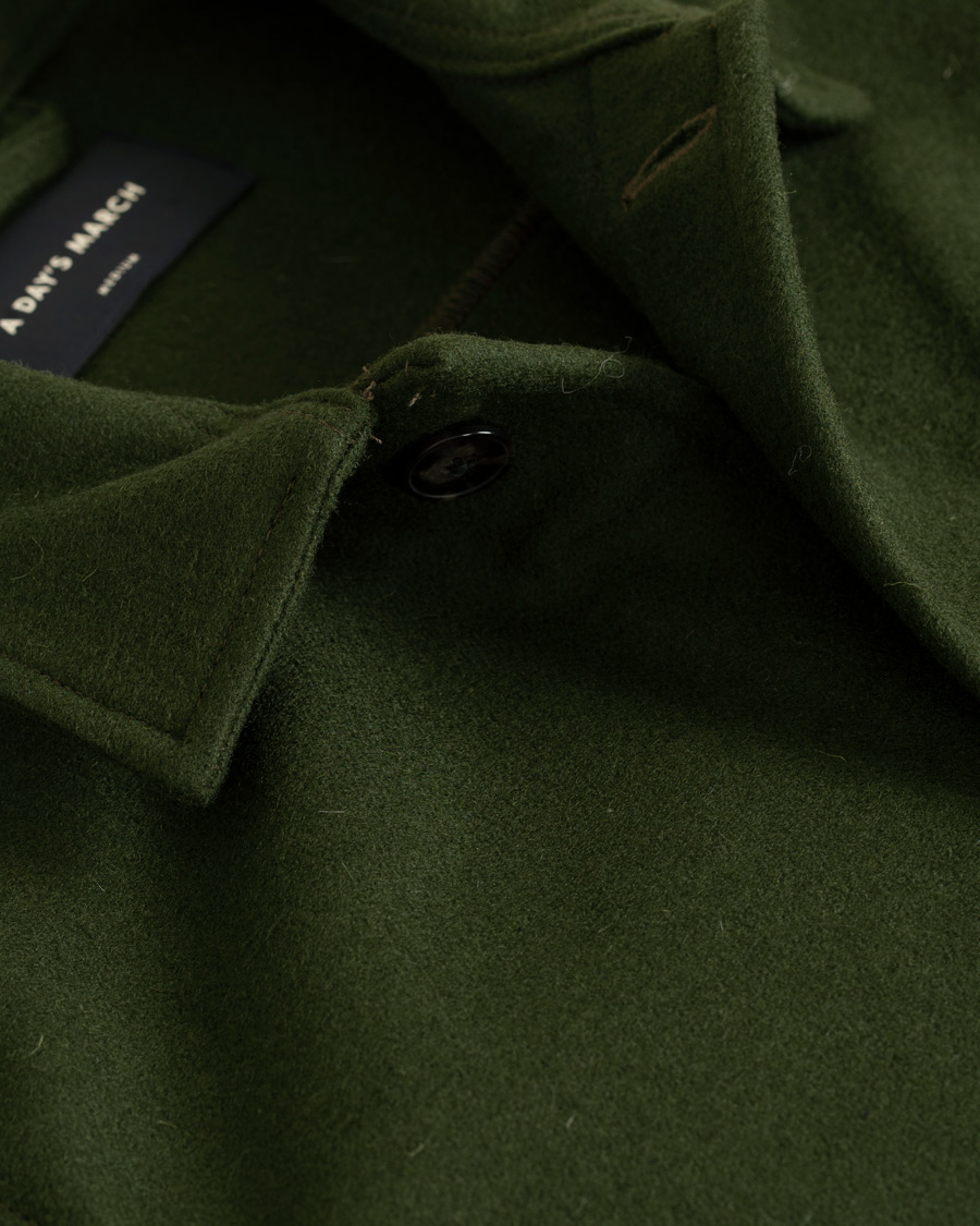 Homme | Manteaux Et Vestes | A Day's March | Original Overshirt Wool Jacket Army