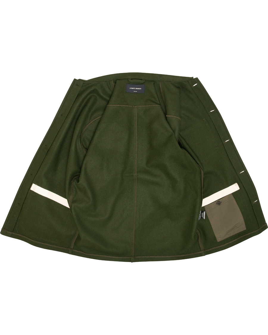 Homme | Manteaux Et Vestes | A Day's March | Original Overshirt Wool Jacket Army