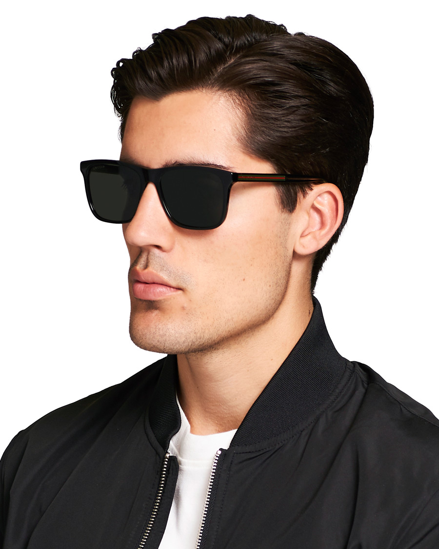 Heren | Gucci GG0381S Sunglasses Black/Grey | Gucci | GG0381S Sunglasses Black/Grey