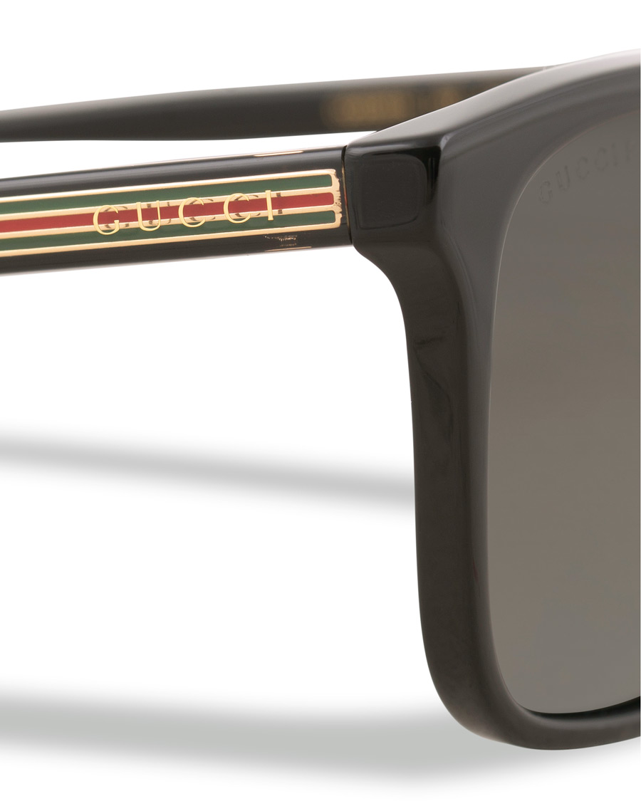 Homme | Gucci GG0381S Sunglasses Black/Grey | Gucci | GG0381S Sunglasses Black/Grey