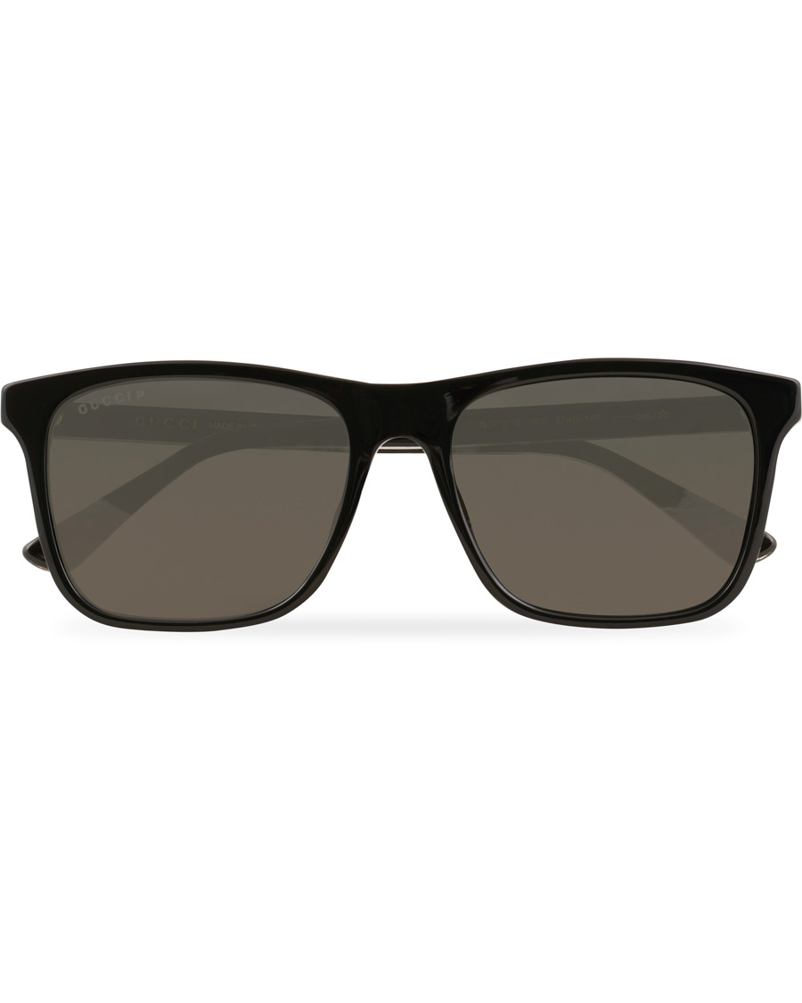 Homme | Gucci GG0381S Sunglasses Black/Grey | Gucci | GG0381S Sunglasses Black/Grey