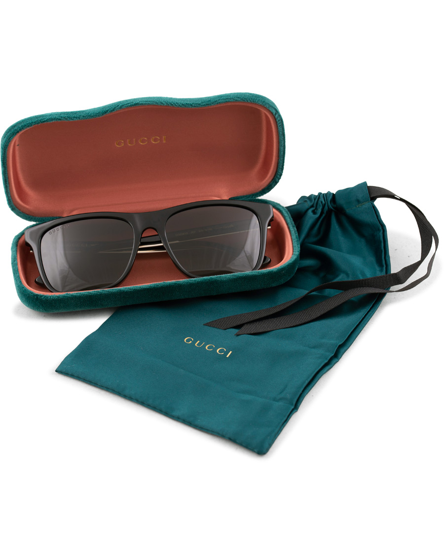 Homme | Gucci GG0381S Sunglasses Black/Grey | Gucci | GG0381S Sunglasses Black/Grey