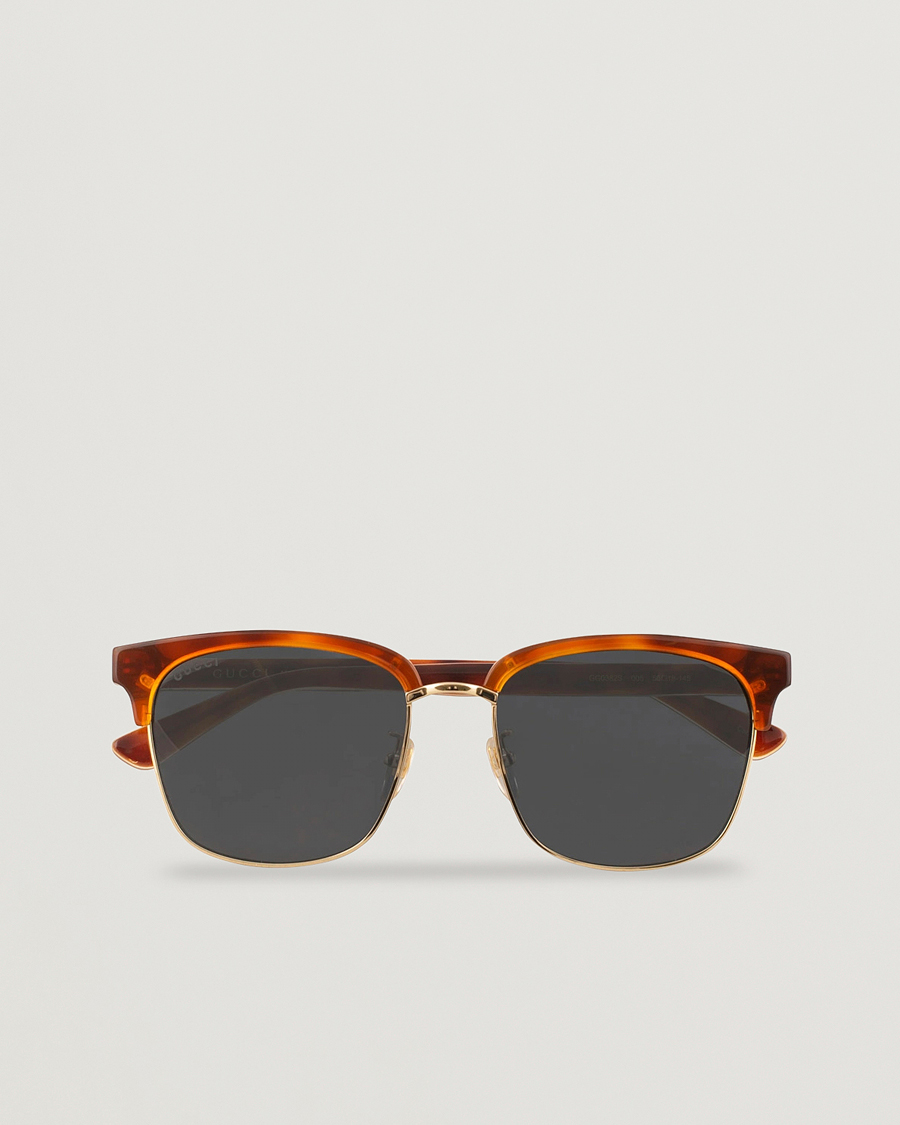 Heren | Gucci GG0382S Sunglasses Havana/Blue | Gucci | GG0382S Sunglasses Havana/Blue