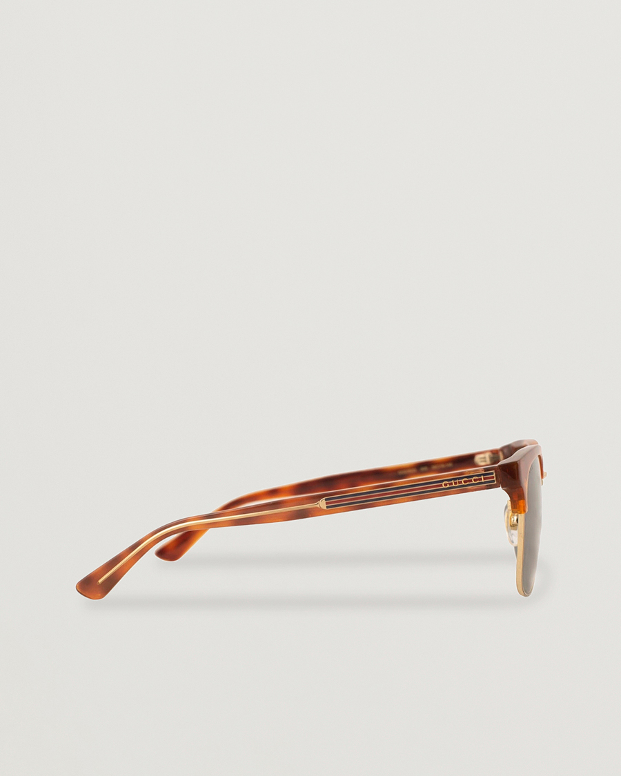 Heren | Gucci GG0382S Sunglasses Havana/Blue | Gucci | GG0382S Sunglasses Havana/Blue