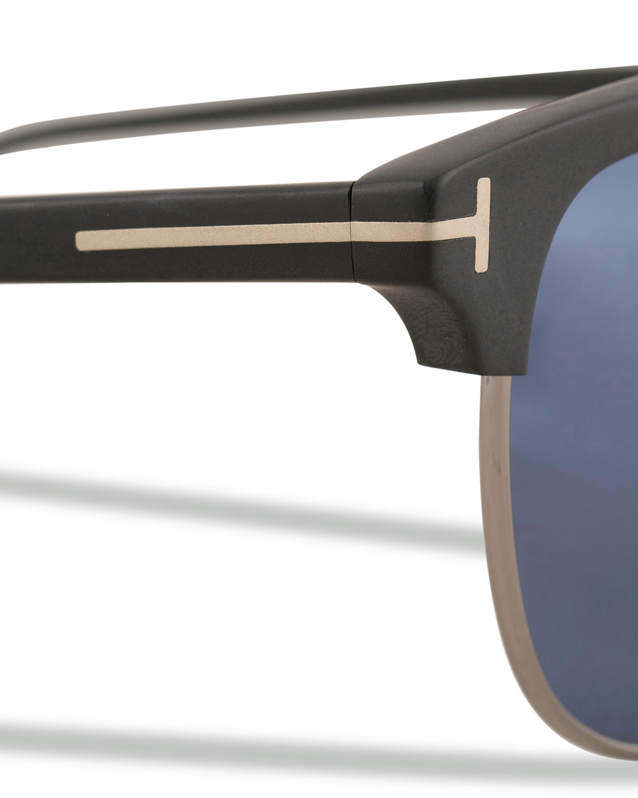 Homme | Lunettes De Soleil | Tom Ford | Henry FT0248 Sunglasses Matte Black/Blue