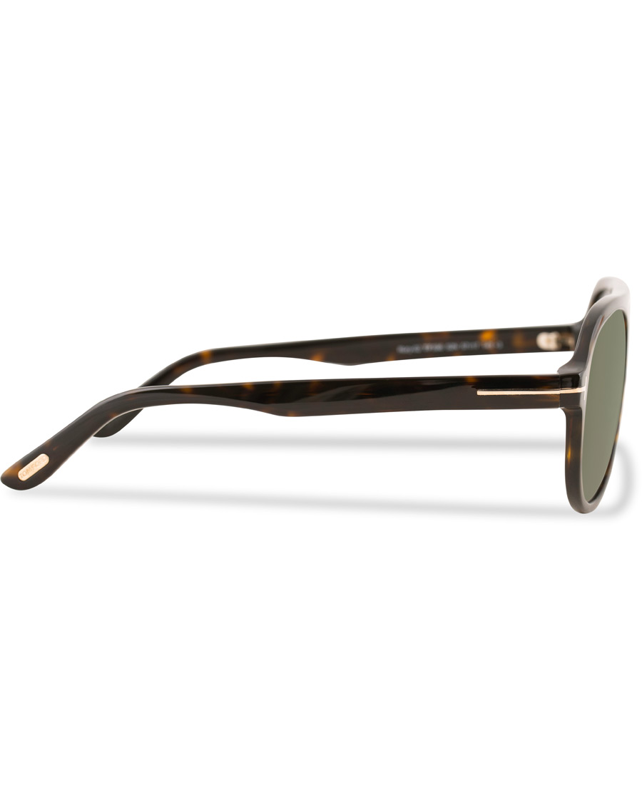 Homme | Lunettes De Soleil | Tom Ford | Rory FT0596 Sunglasses Dark Havana/Green