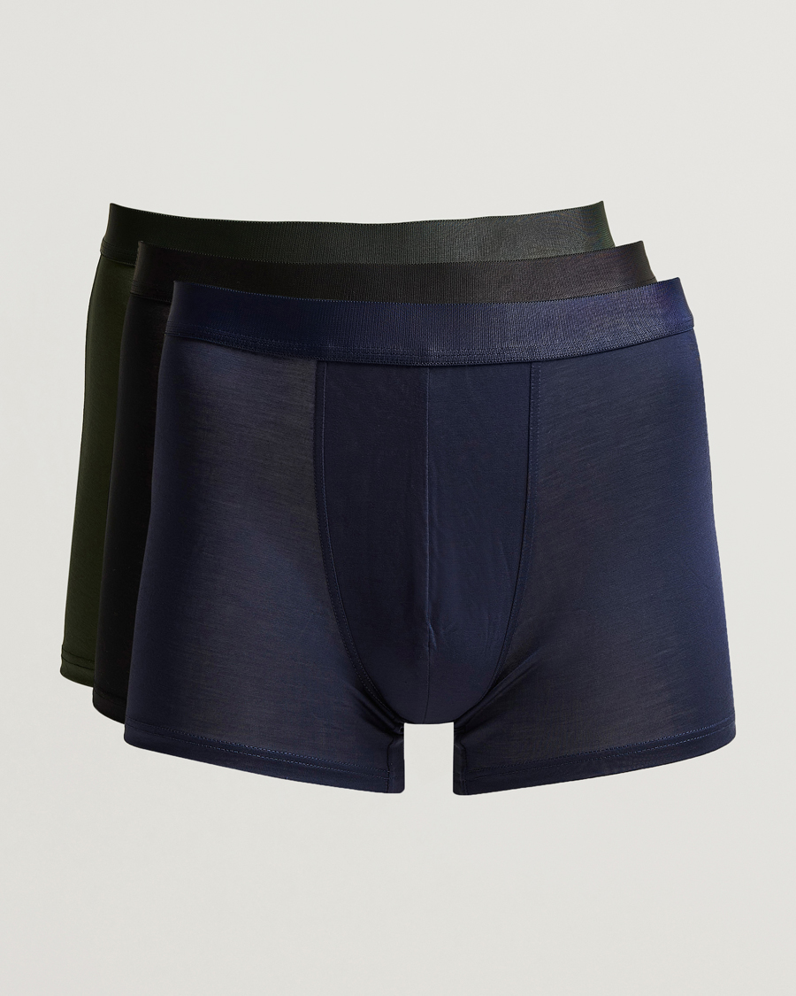 Homme | Sous-Vêtements Et Chaussettes | CDLP | 3-Pack Boxer Briefs Black/Army Green/Navy