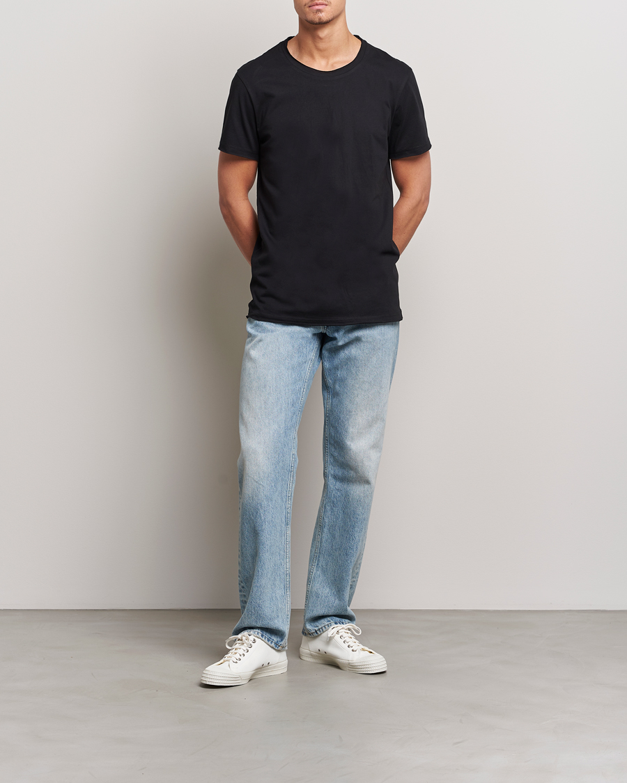 Heren | T-shirts | Bread & Boxers | Crew Neck Relaxed Black