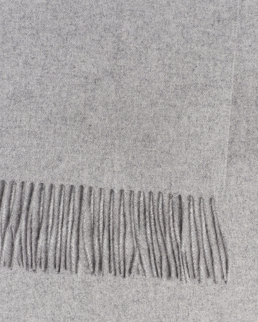 Heren | Piacenza Cashmere Cashmere Scarf Light Grey | Piacenza Cashmere | Cashmere Scarf Light Grey