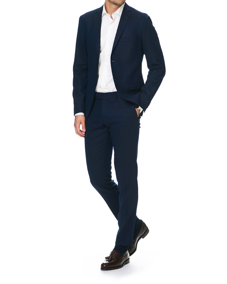 Homme | Blazers | Tiger of Sweden | Jil Wool Stretch Blazer Country Blue