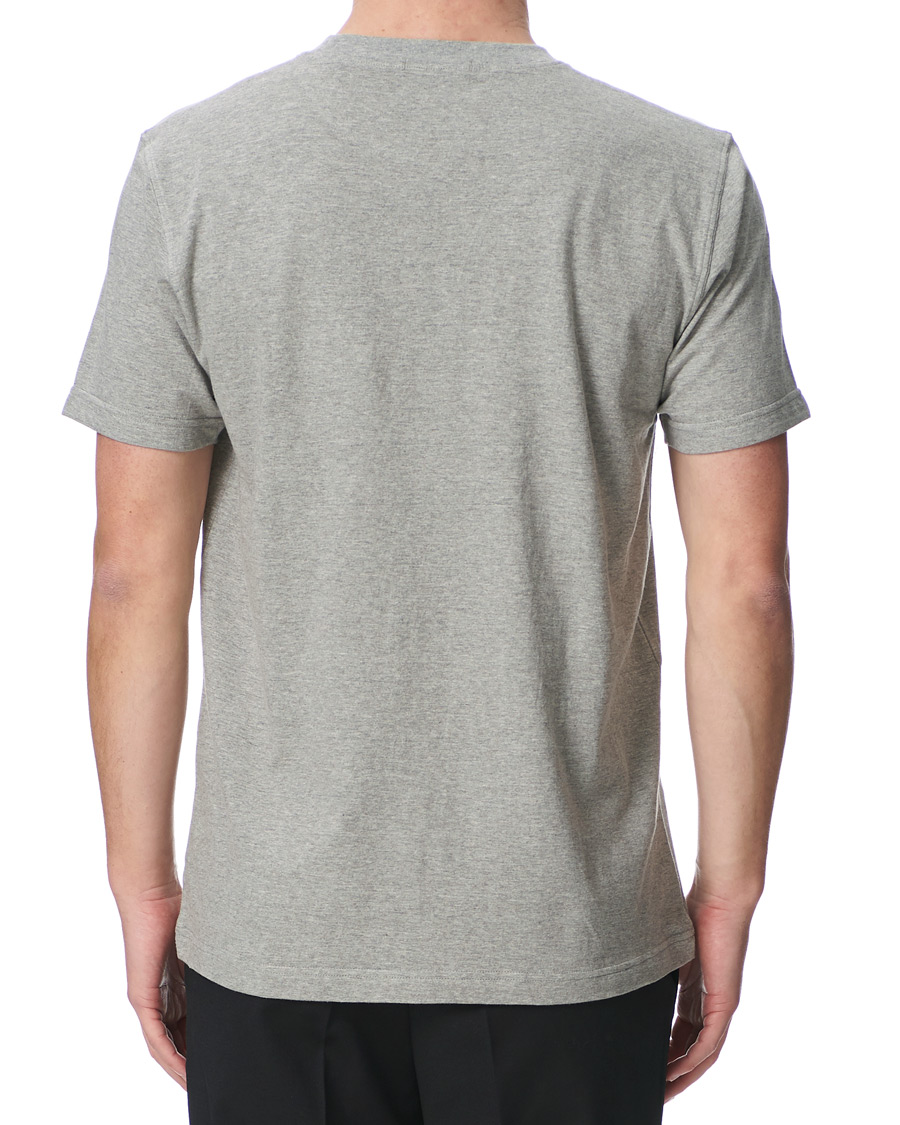 Homme | T-shirts | Nudie Jeans | Daniel Logo Tee Grey Melange