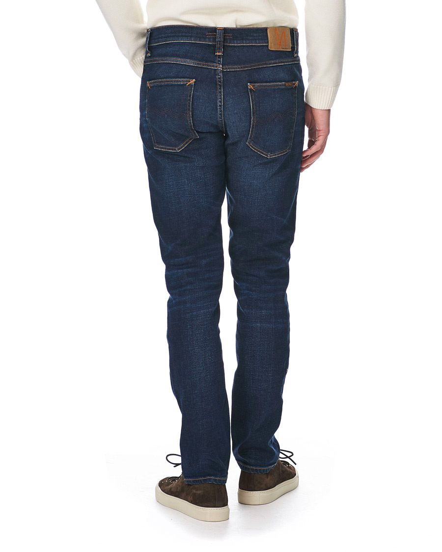 Homme | Jeans | Nudie Jeans | Lean Dean Organic Jeans Dark Deep Worn