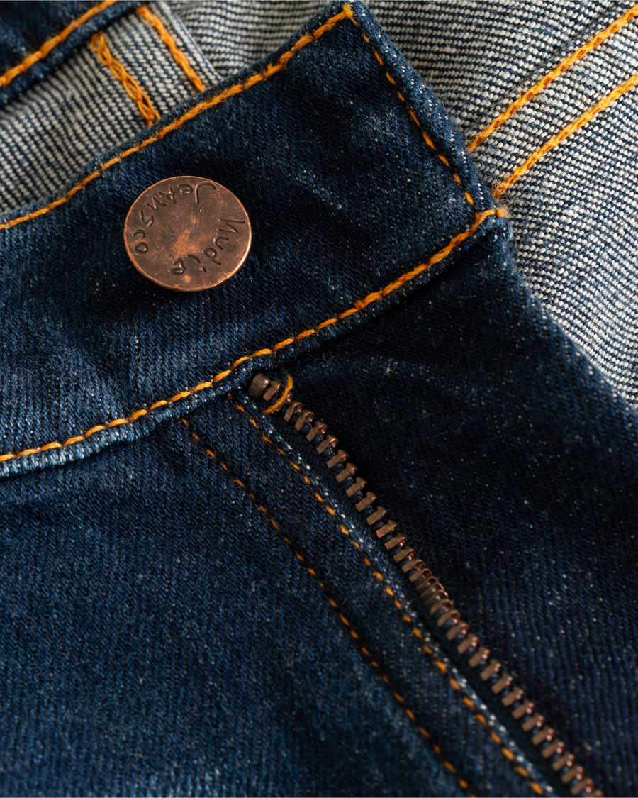 Homme | Jeans | Nudie Jeans | Lean Dean Organic Jeans Dark Deep Worn