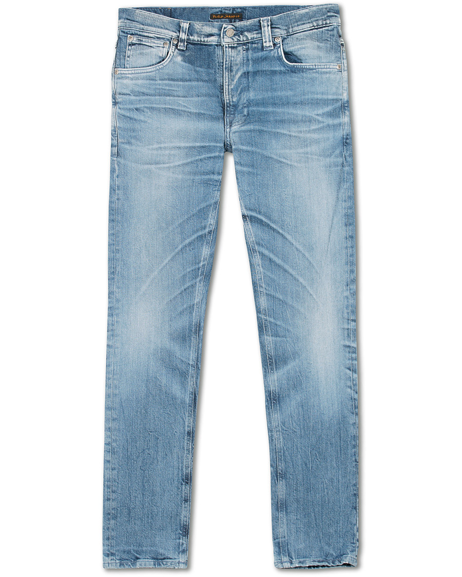 Heren | Jeans | Nudie Jeans | Green Collection Lean Dean Jeans Worn In Green