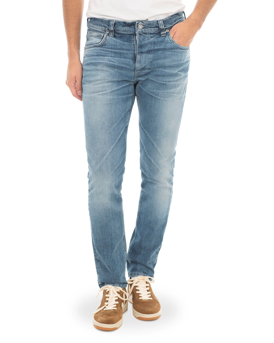 Heren | Jeans | Nudie Jeans | Green Collection Lean Dean Jeans Worn In Green